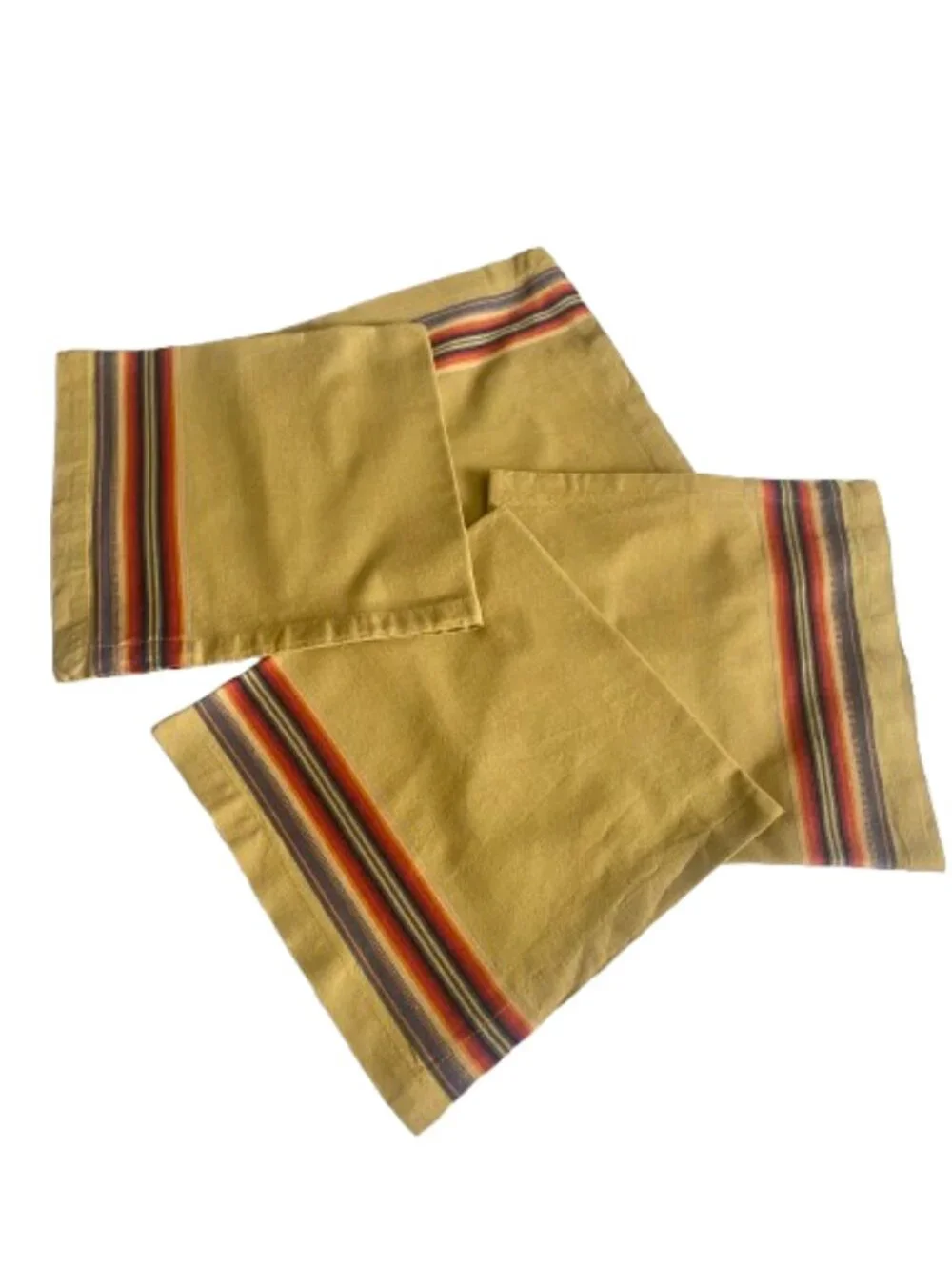 Crate & Barrel Castillo Cloth Napkins Set of Four